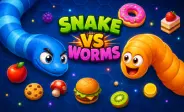Snake vs Worms image