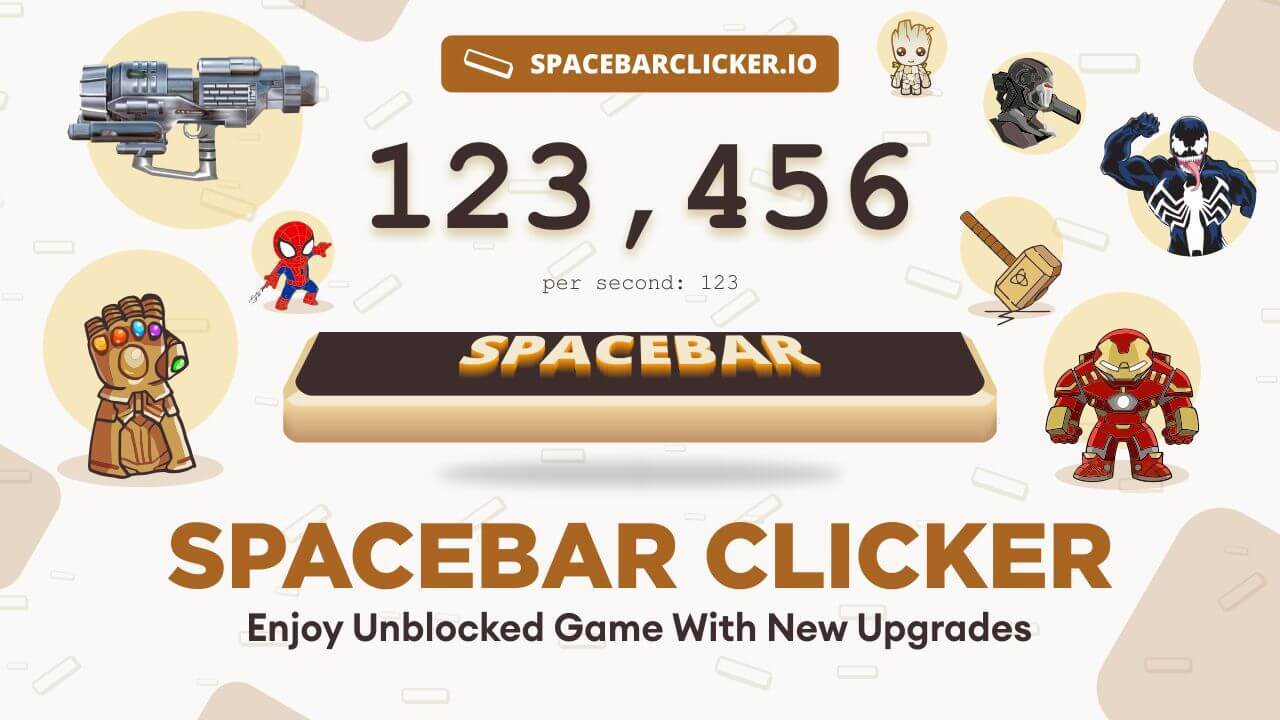 Spacebar Clicker - Enjoy Unblocked Game With New Upgrades